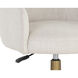 Franklin Beige Linen Office Chair
